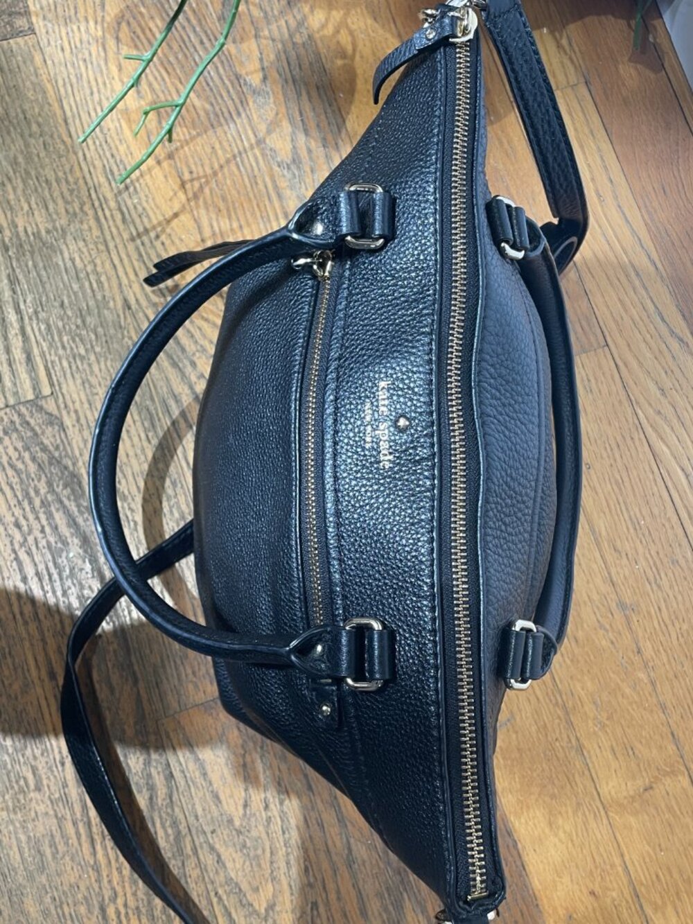 Kate Spade Cobble Hill Gina Satchel Black - Picture 7 of 11